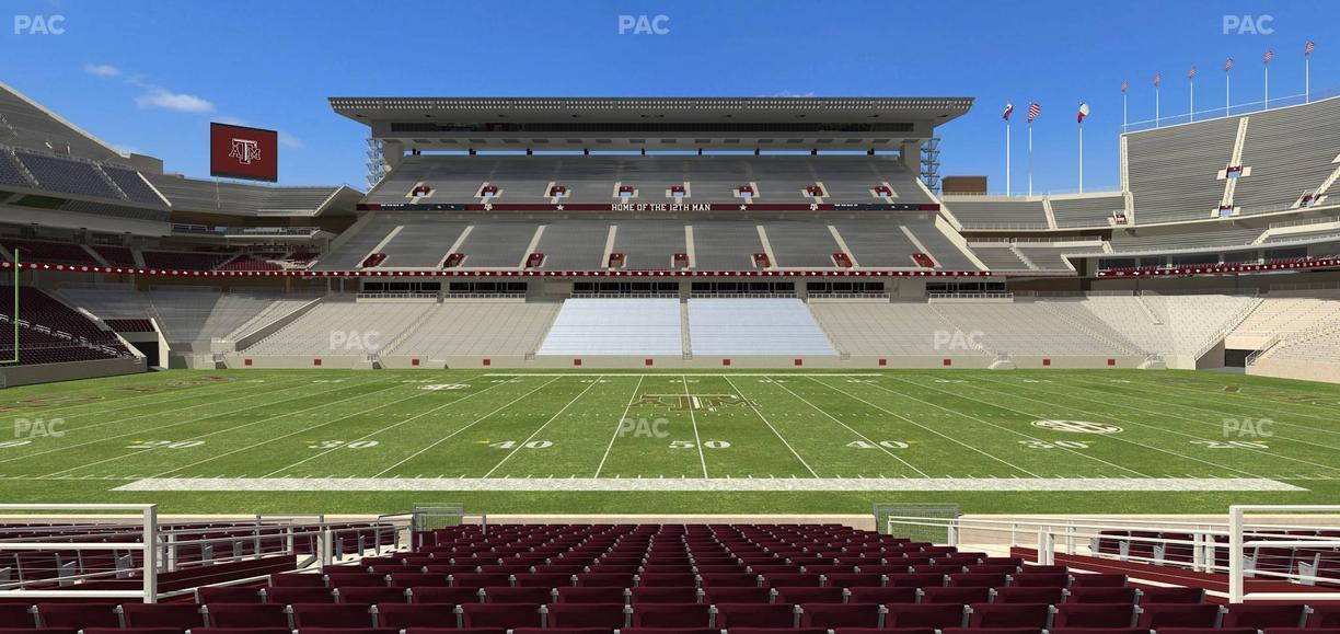 Kyle Field - Section Field Box 7 Seat View