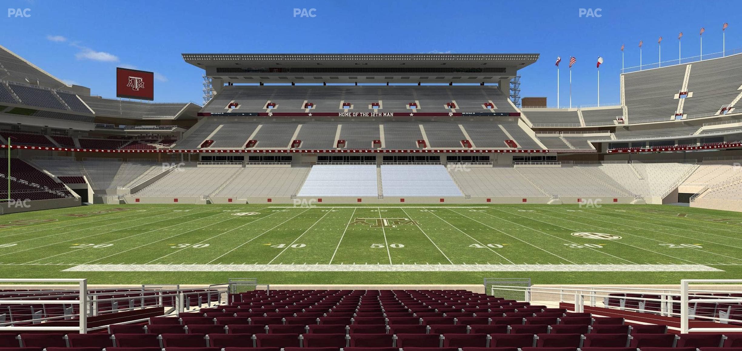 Kyle Field - Section Field Box 7 Seat View