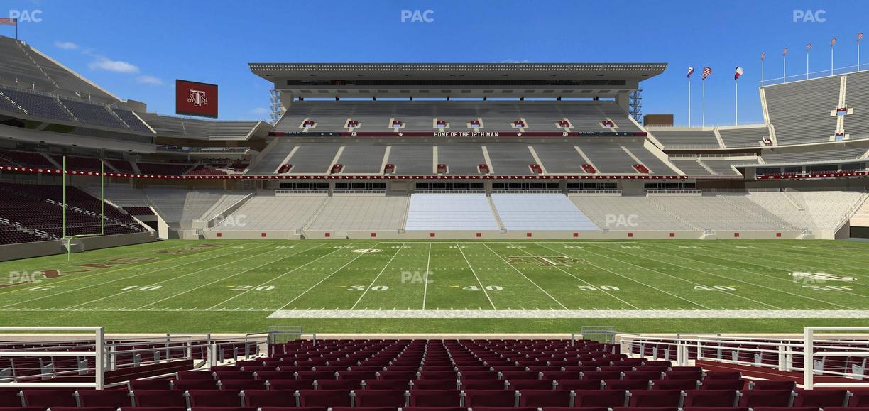 Kyle Field - Section Field Box 8 Seat View