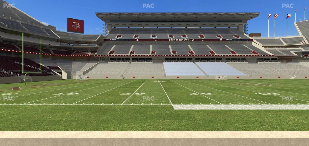 Kyle Field - Section Field Box 9 Seat View