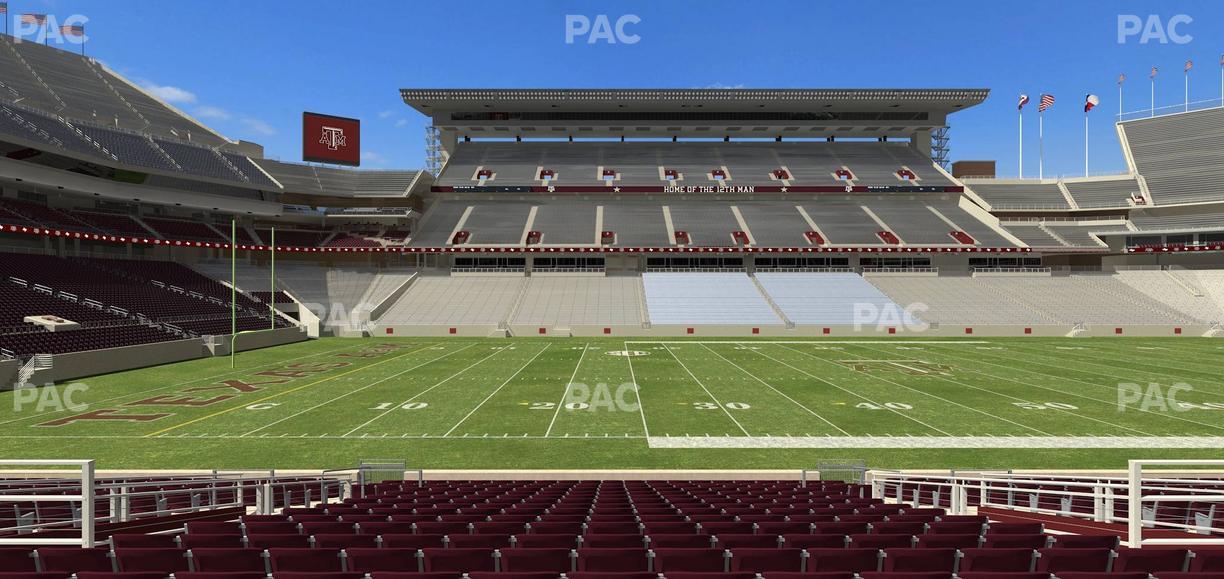 Kyle Field - Section Field Box 9 Seat View