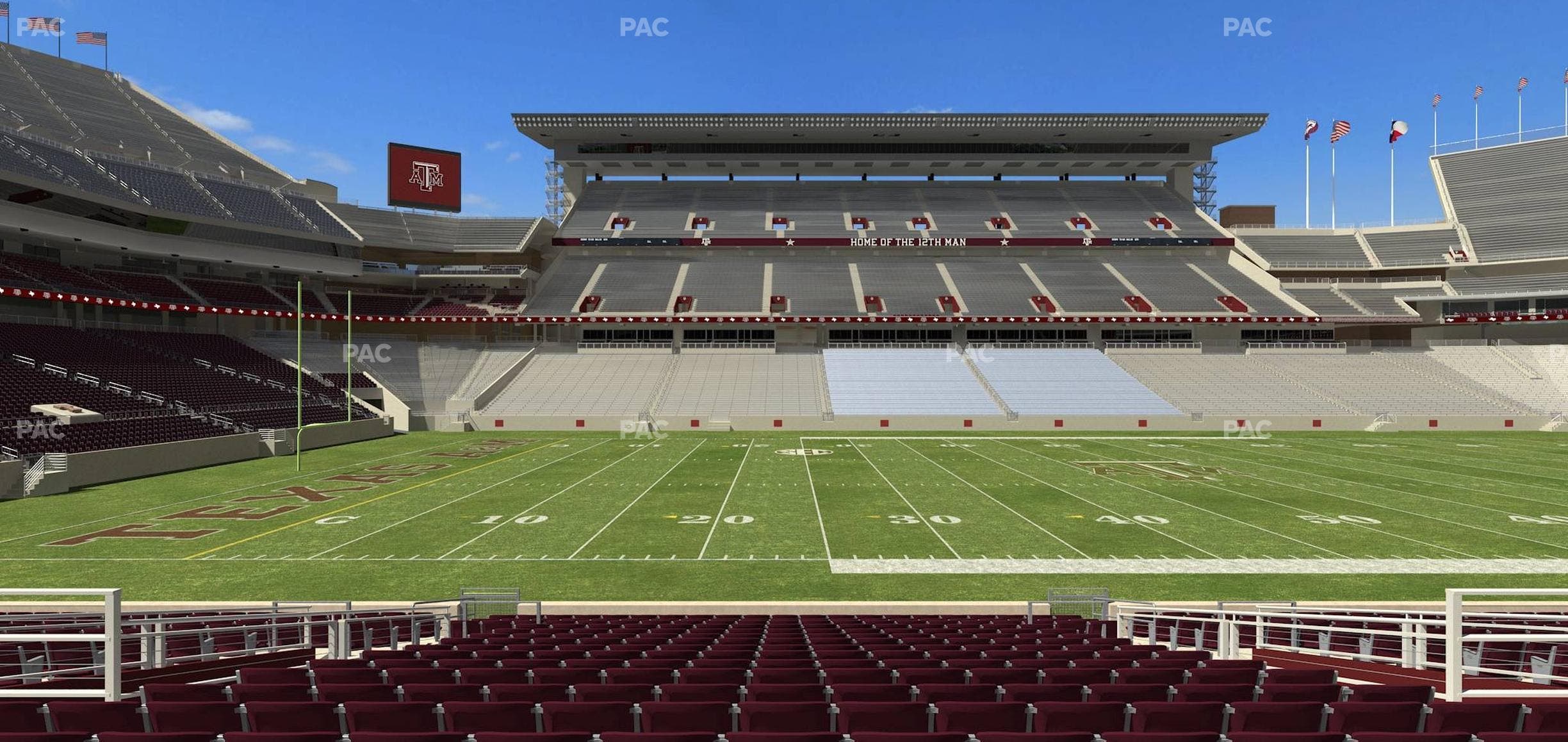 Kyle Field - Section Field Box 9 Seat View