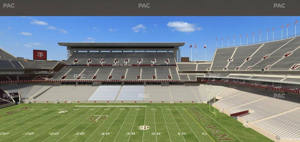 Kyle Field - Section Legacy Club 5 Seat View