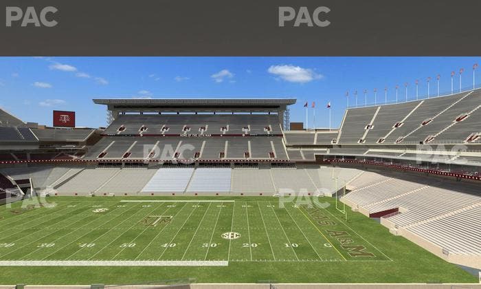 Kyle Field - Section Legacy Club 5 Seat View