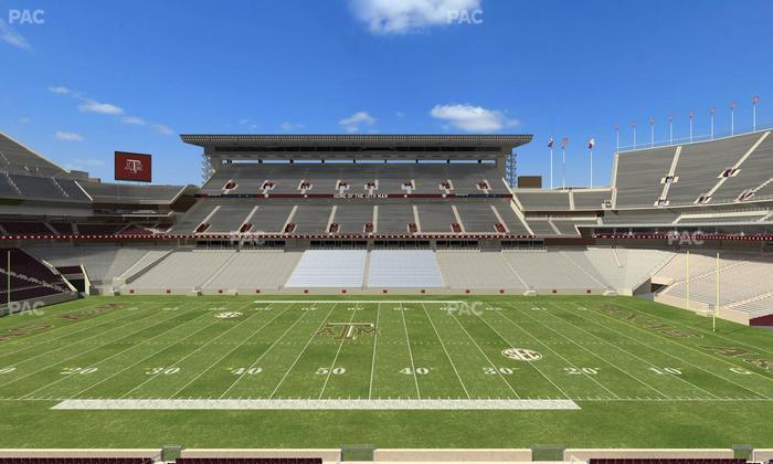 Kyle Field - Section Legacy Club 6 Seat View