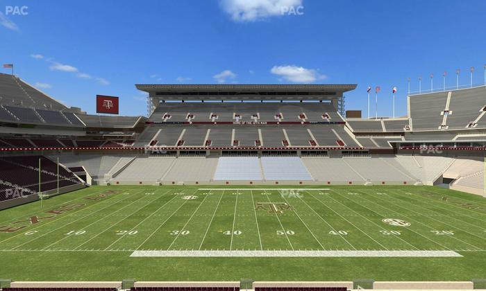 Kyle Field - Section Legacy Club 7 Seat View