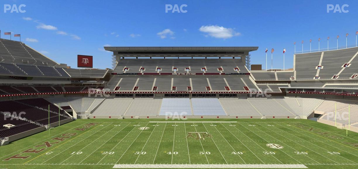 Kyle Field - Section Legacy Club 7 Seat View