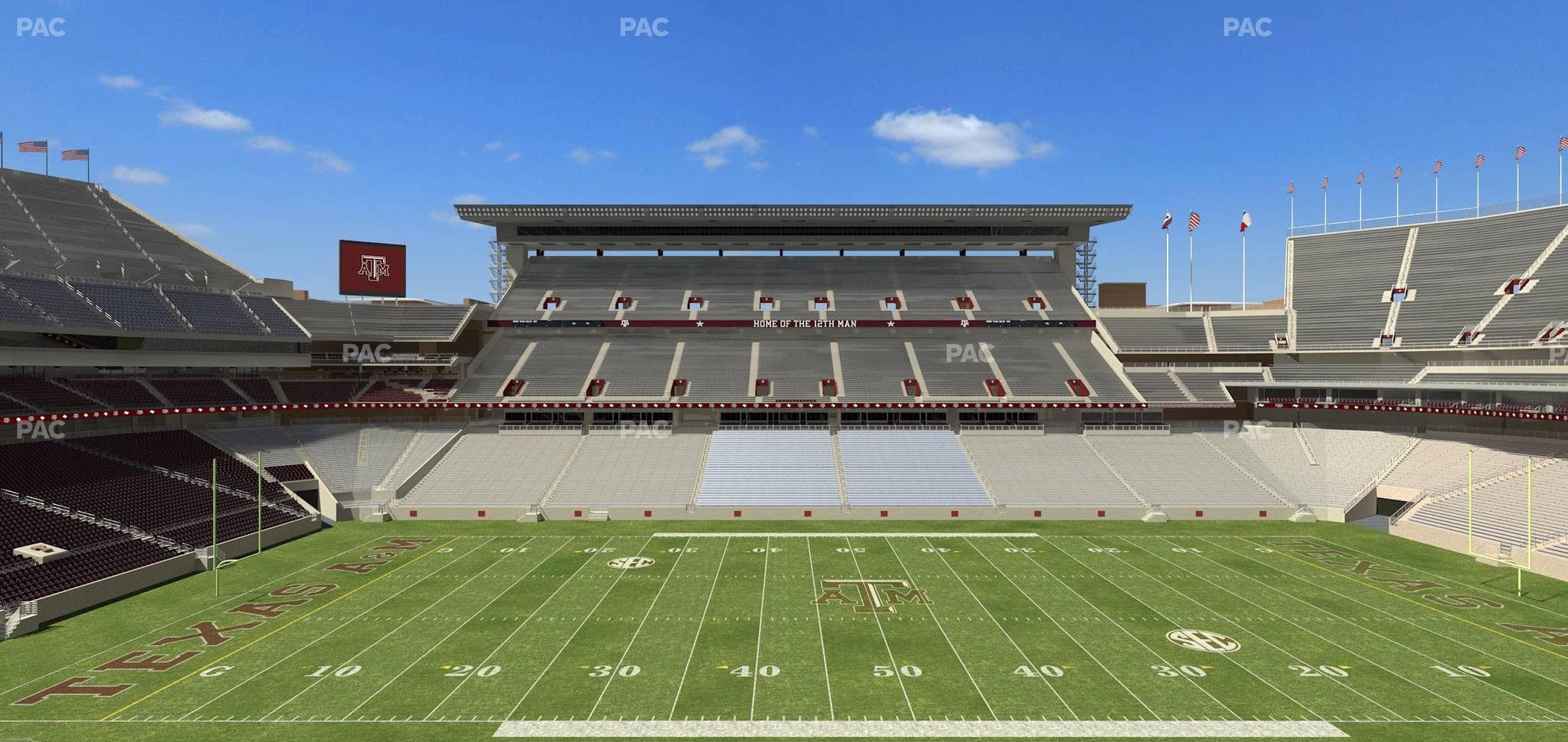 Kyle Field - Section Legacy Club 7 Seat View