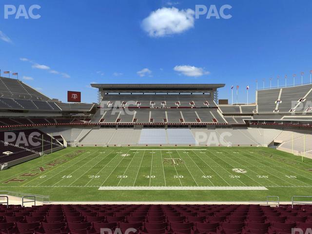 Kyle Field - Section Legacy Club 7 Seat View