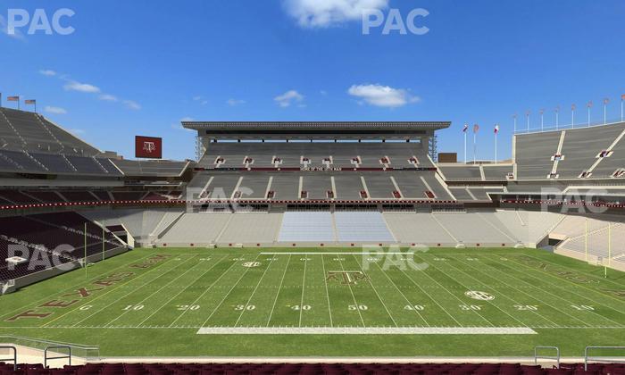 Kyle Field - Section Legacy Club 7 Seat View