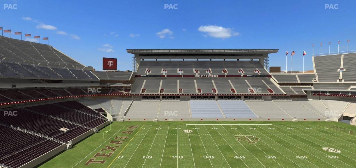 Kyle Field - Section Legacy Club 8 Seat View