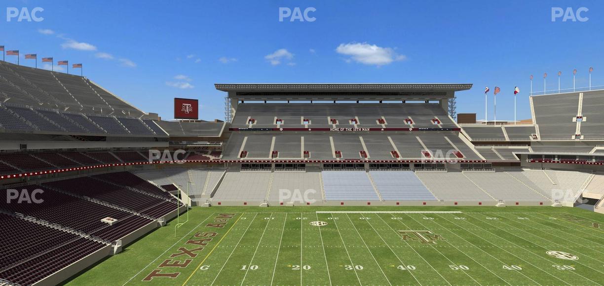 Kyle Field - Section Legacy Club 8 Seat View