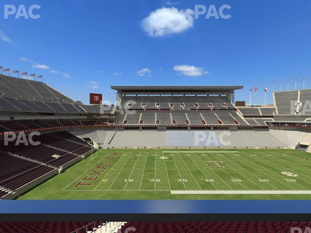 Kyle Field - Section Legacy Club 8 Seat View