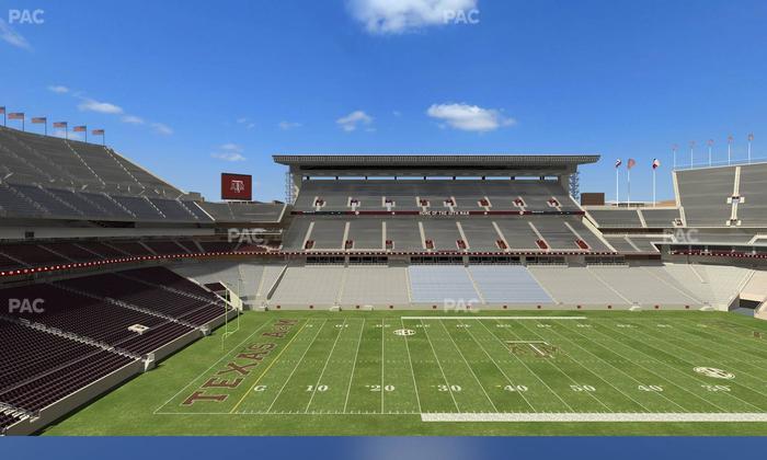 Kyle Field - Section Legacy Club 8 Seat View