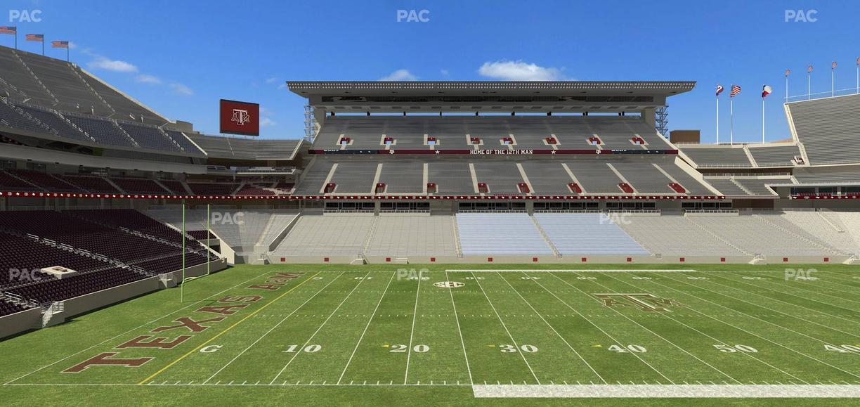 Kyle Field - Section Legacy Club 8 Seat View