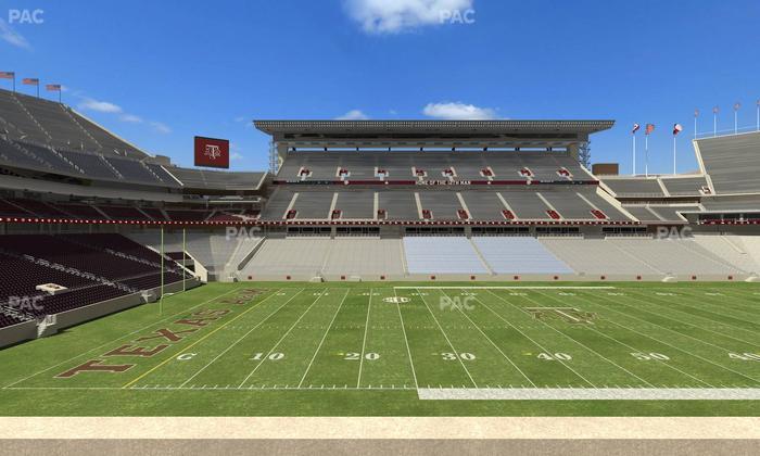 Kyle Field - Section Legacy Club 8 Seat View