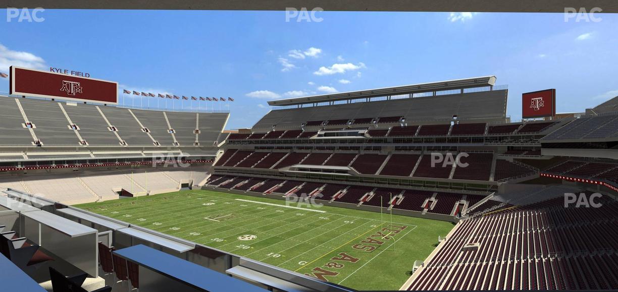 Kyle Field - Section Northeast Loge Seat View
