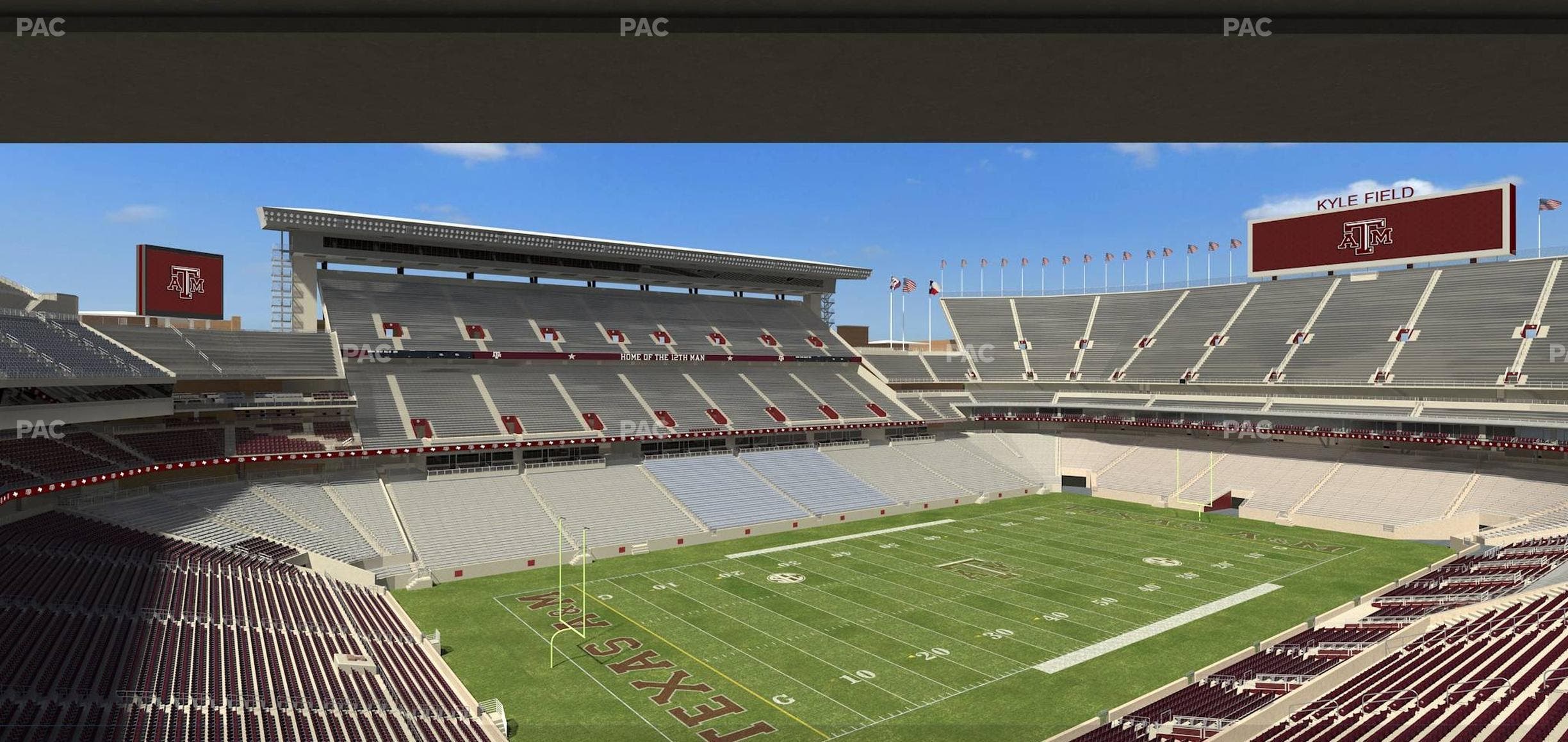 Kyle Field - Section Northwest Loge Seat View
