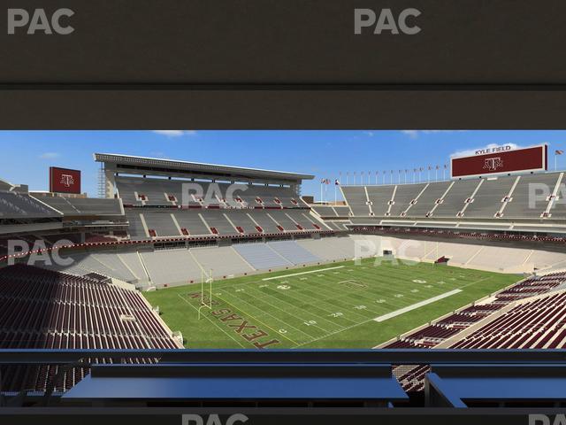 Kyle Field - Section Northwest Loge Seat View