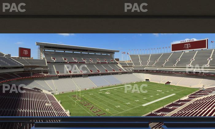 Kyle Field - Section Northwest Loge Seat View