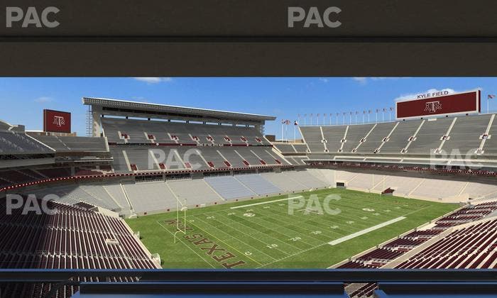 Kyle Field - Section Northwest Loge Seat View