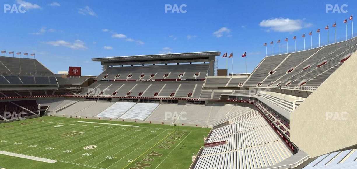 Kyle Field - Section Southwest Loge Seat View