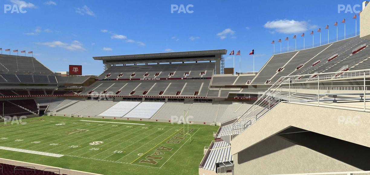 Kyle Field - Section West A Club 1 Seat View