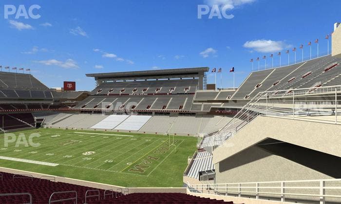 Kyle Field - Section West A Club 1 Seat View