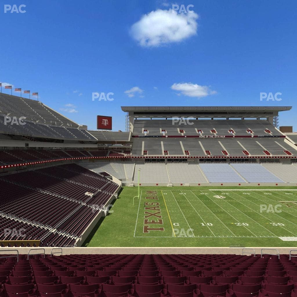 Kyle Field - Section West A Club 10 Seat View