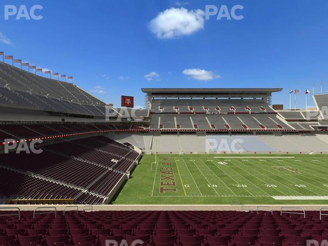 Kyle Field - Section West A Club 10 Seat View