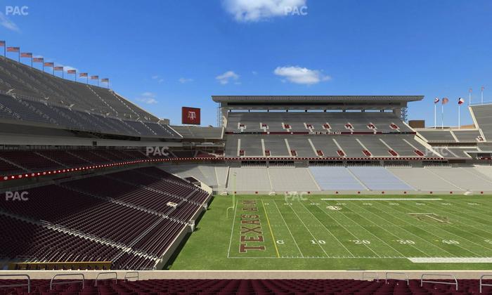 Kyle Field - Section West A Club 10 Seat View