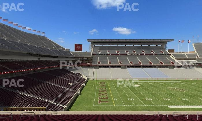 Kyle Field - Section West A Club 10 Seat View