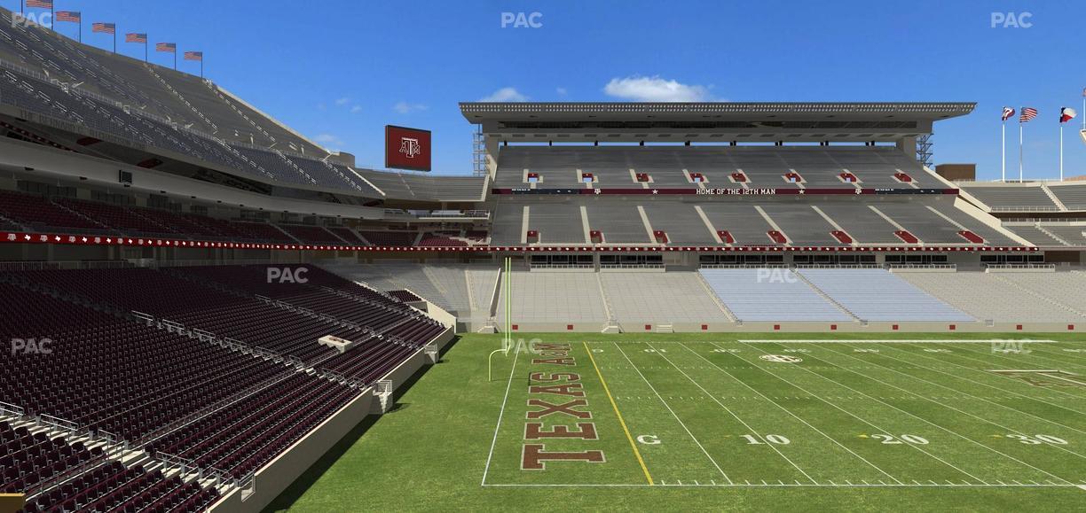 Kyle Field - Section West A Club 10 Seat View