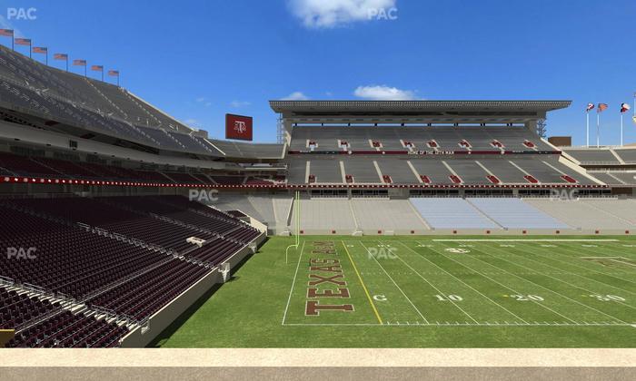 Kyle Field - Section West A Club 10 Seat View