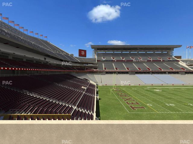 Kyle Field - Section West A Club 11 Seat View