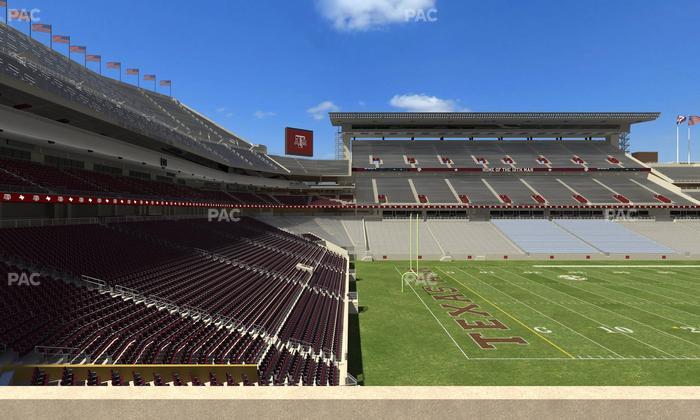 Kyle Field - Section West A Club 11 Seat View