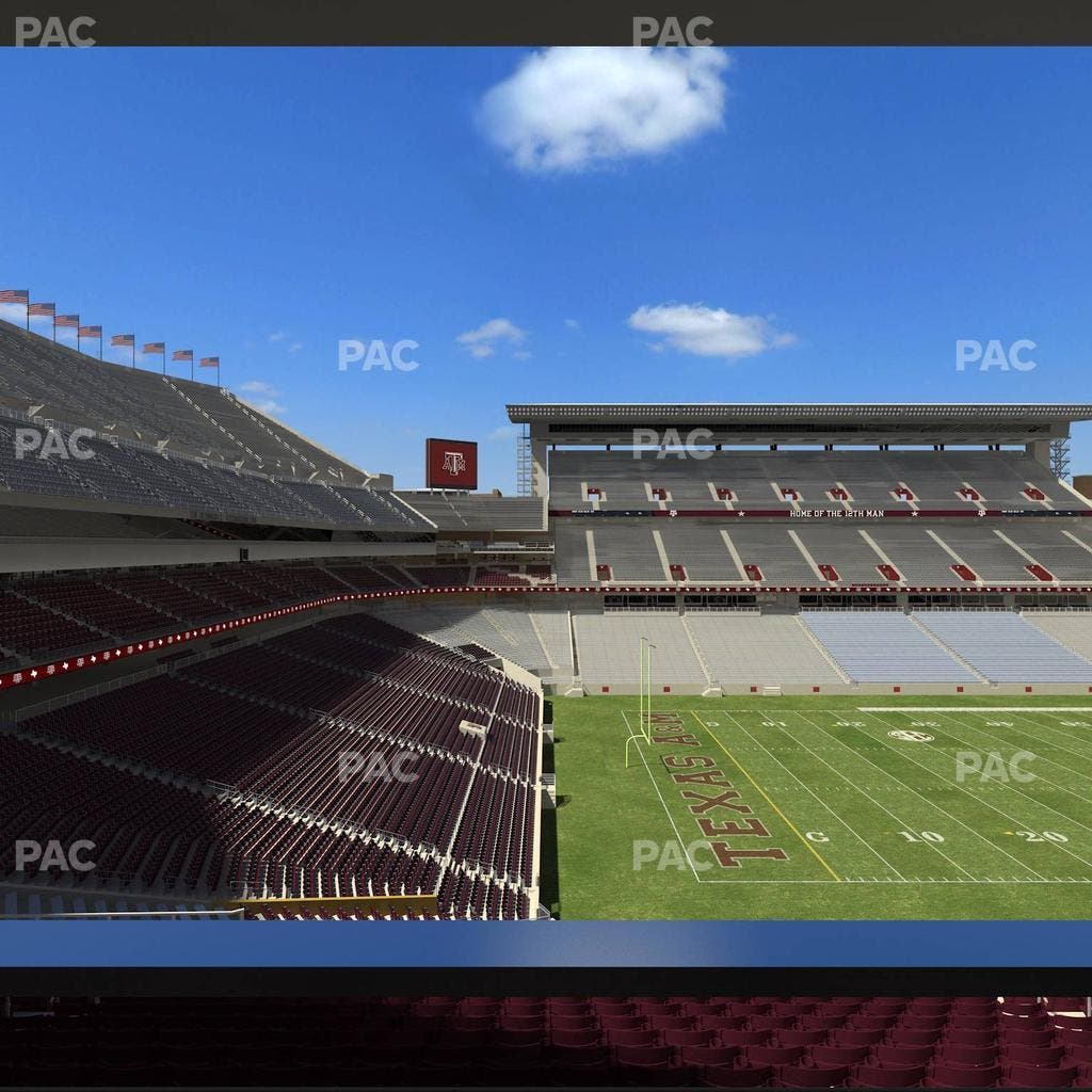 Kyle Field - Section West A Club 11 Seat View