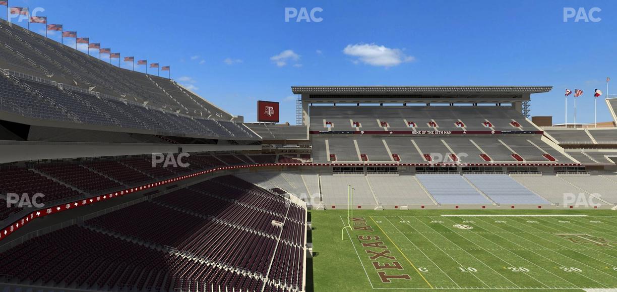 Kyle Field - Section West A Club 11 Seat View