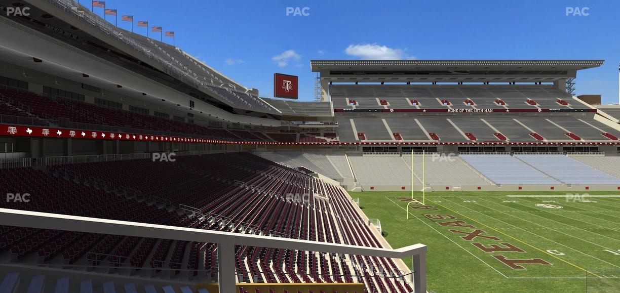 Kyle Field - Section West A Club 12 Seat View