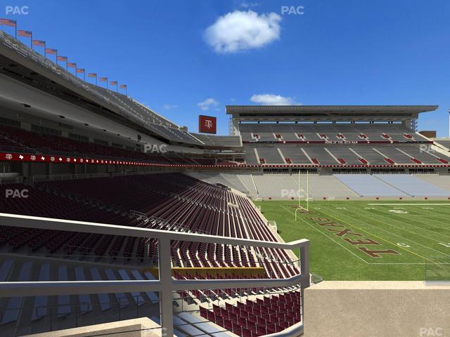 Kyle Field - Section West A Club 12 Seat View