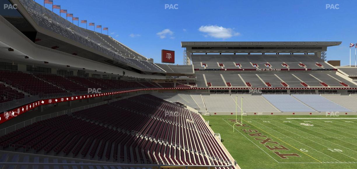 Kyle Field - Section West A Club 12 Seat View