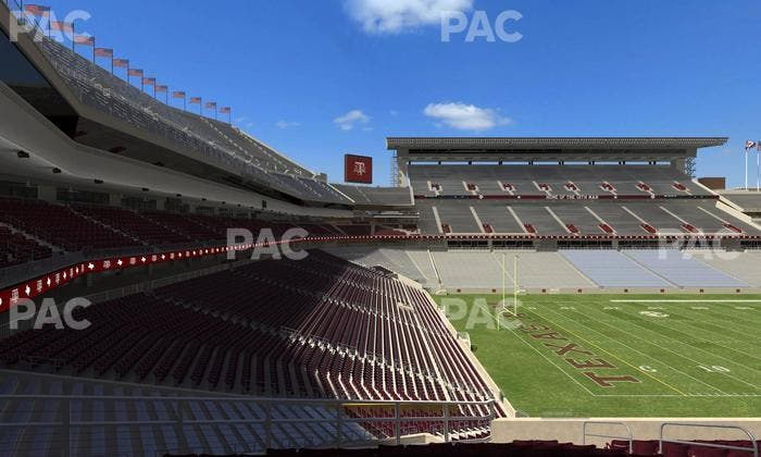 Kyle Field - Section West A Club 12 Seat View