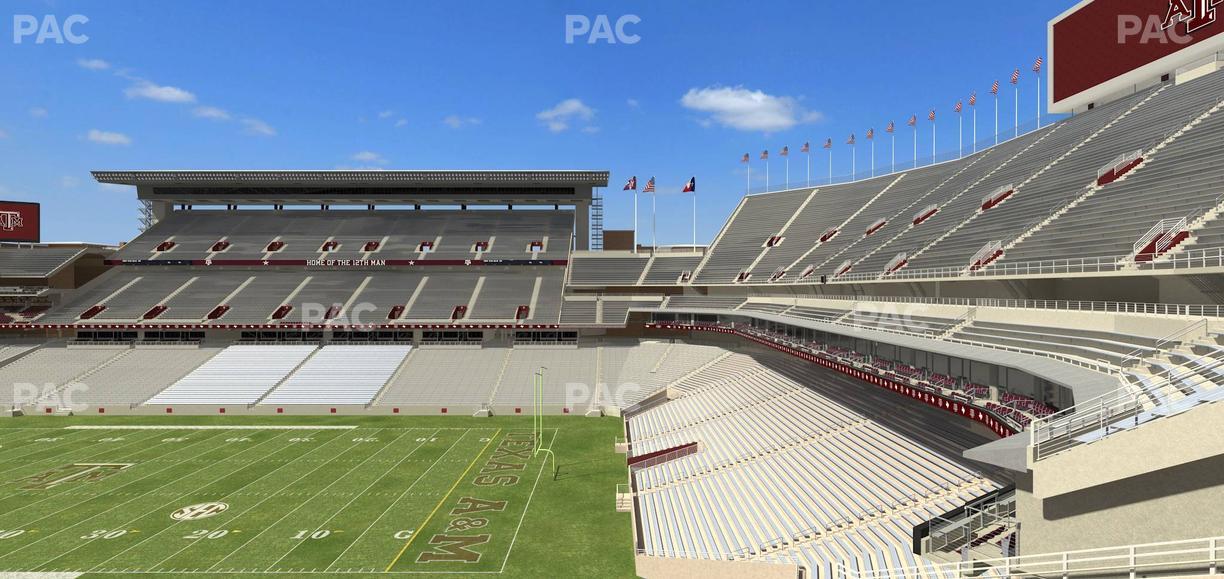 Kyle Field - Section West A Club 2 Seat View