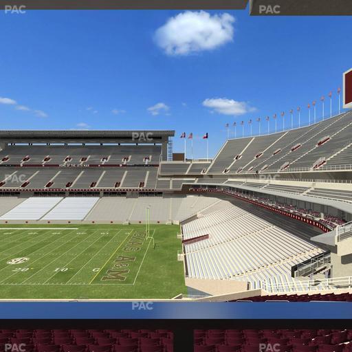 Kyle Field - Section West A Club 2 Seat View