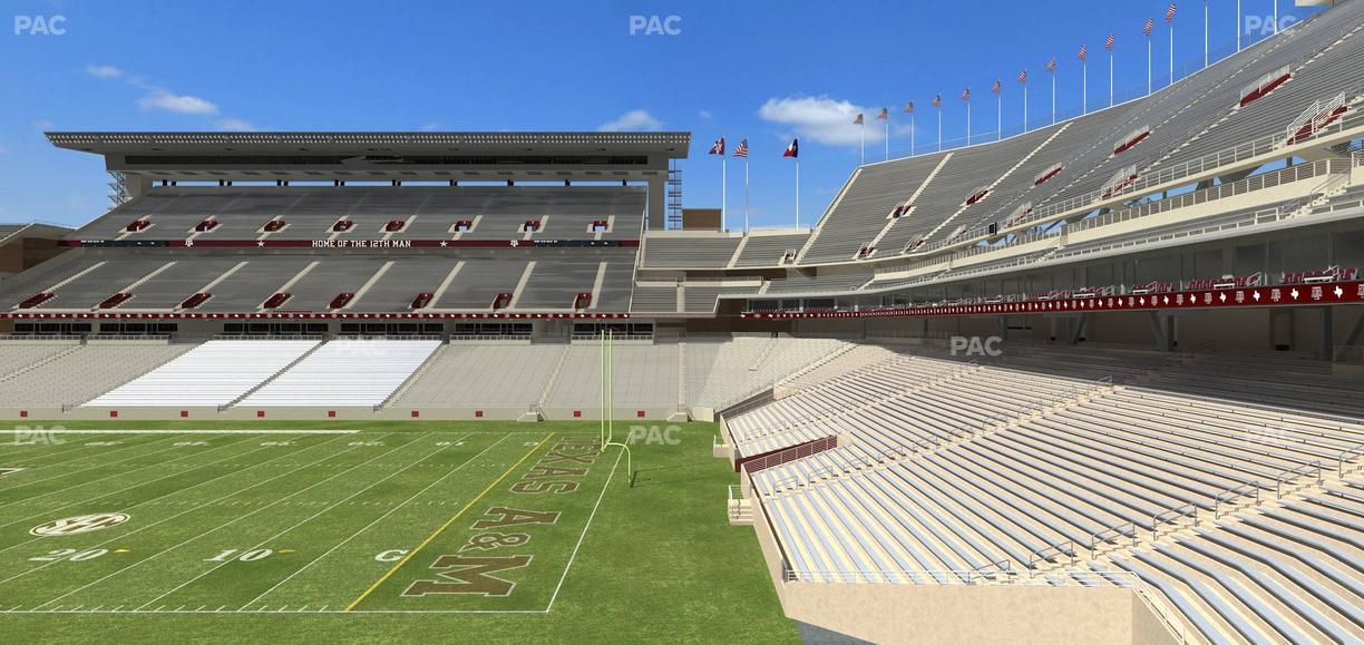 Kyle Field - Section West A Club 2 Seat View