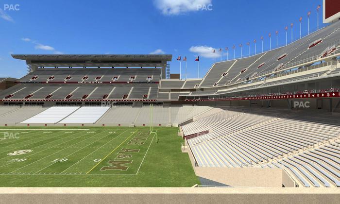 Kyle Field - Section West A Club 2 Seat View