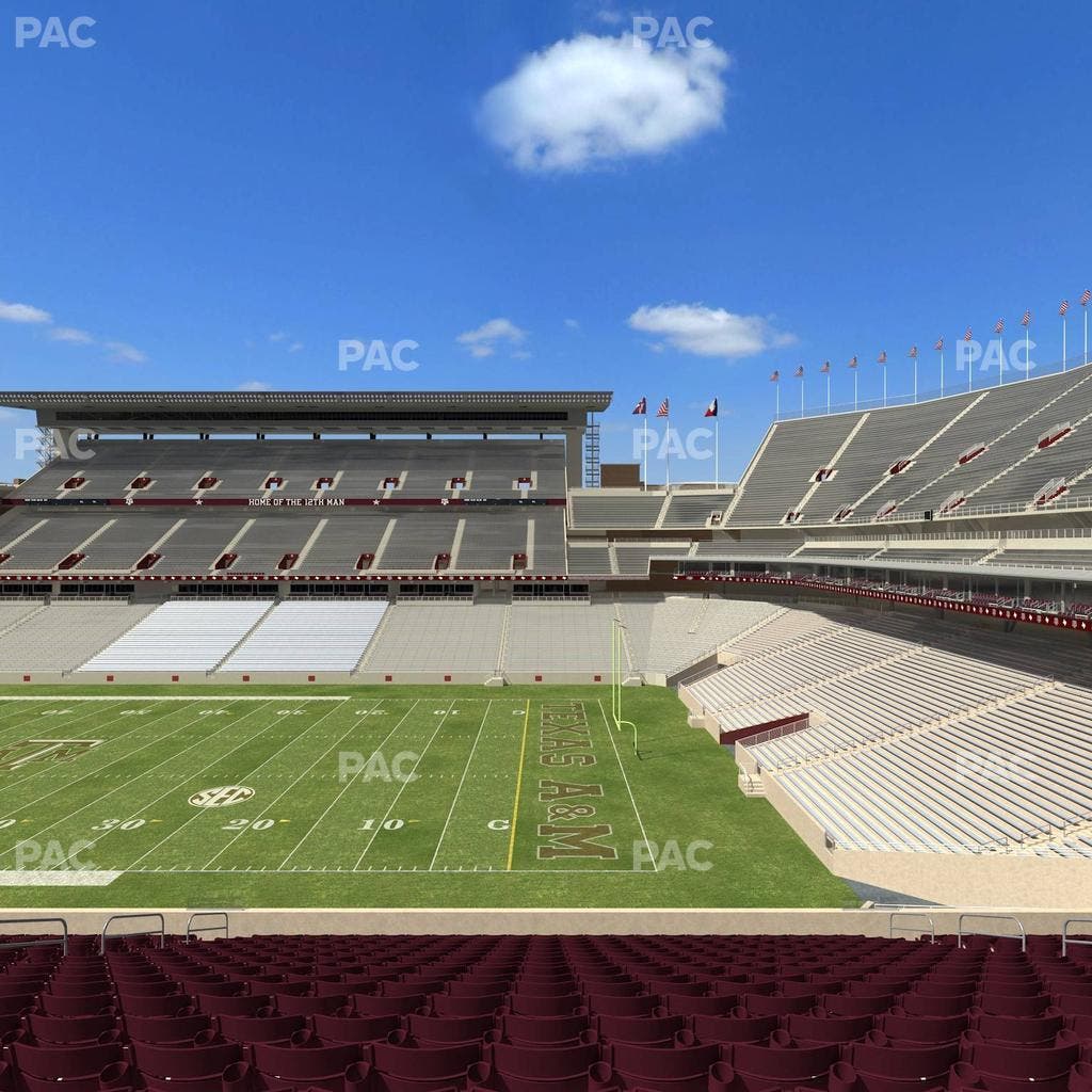 Kyle Field - Section West A Club 3 Seat View