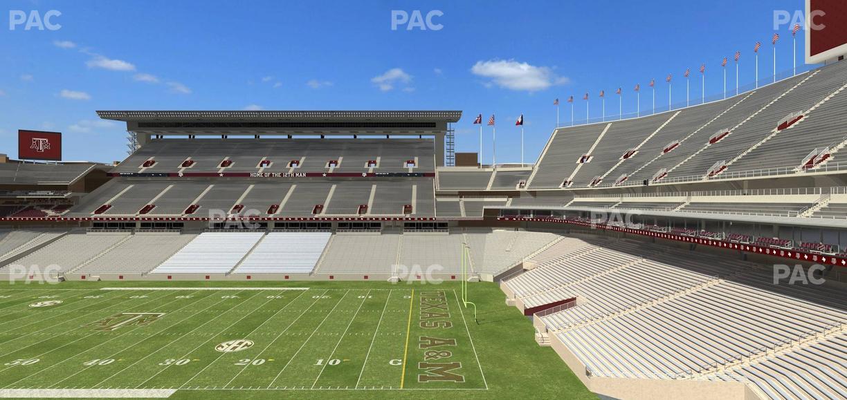 Kyle Field - Section West A Club 3 Seat View