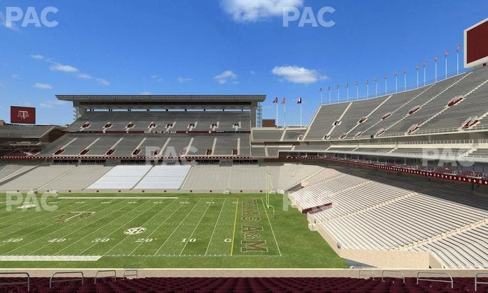 Kyle Field - Section West A Club 3 Seat View