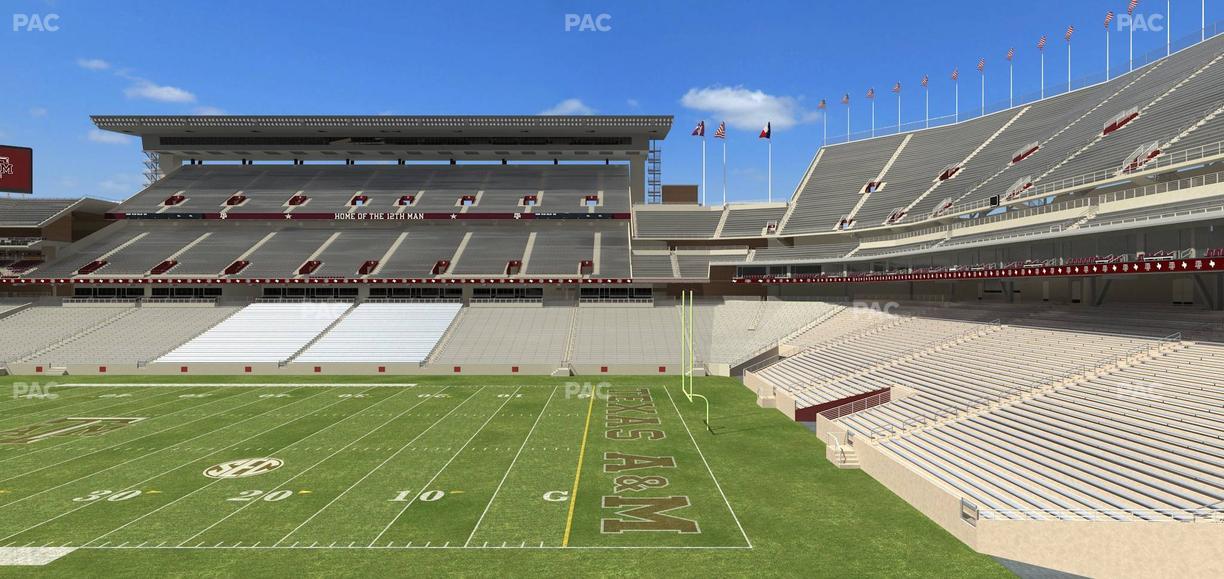 Kyle Field - Section West A Club 3 Seat View